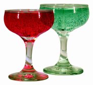 6 ounce gel champagne glass